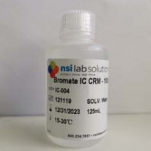 溴酸盐 1000ug/mL，-125mL/瓶