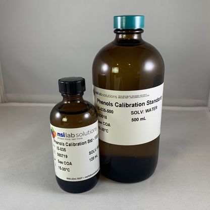 Phenols (125 mL) - 1000 mg/L